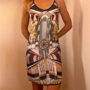 Clover Canyon XS gorgeous sequin dress. Beautiful pattern! Perfect condition